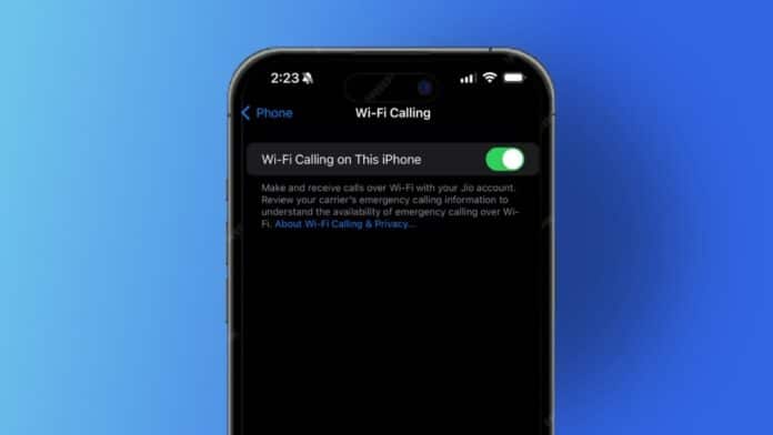 Turn On Wi-Fi Calling iPhone