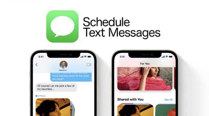 Scheduled Text Messages on iPhone