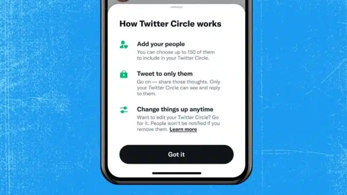 Use Twitter Circle to Limit Feature
